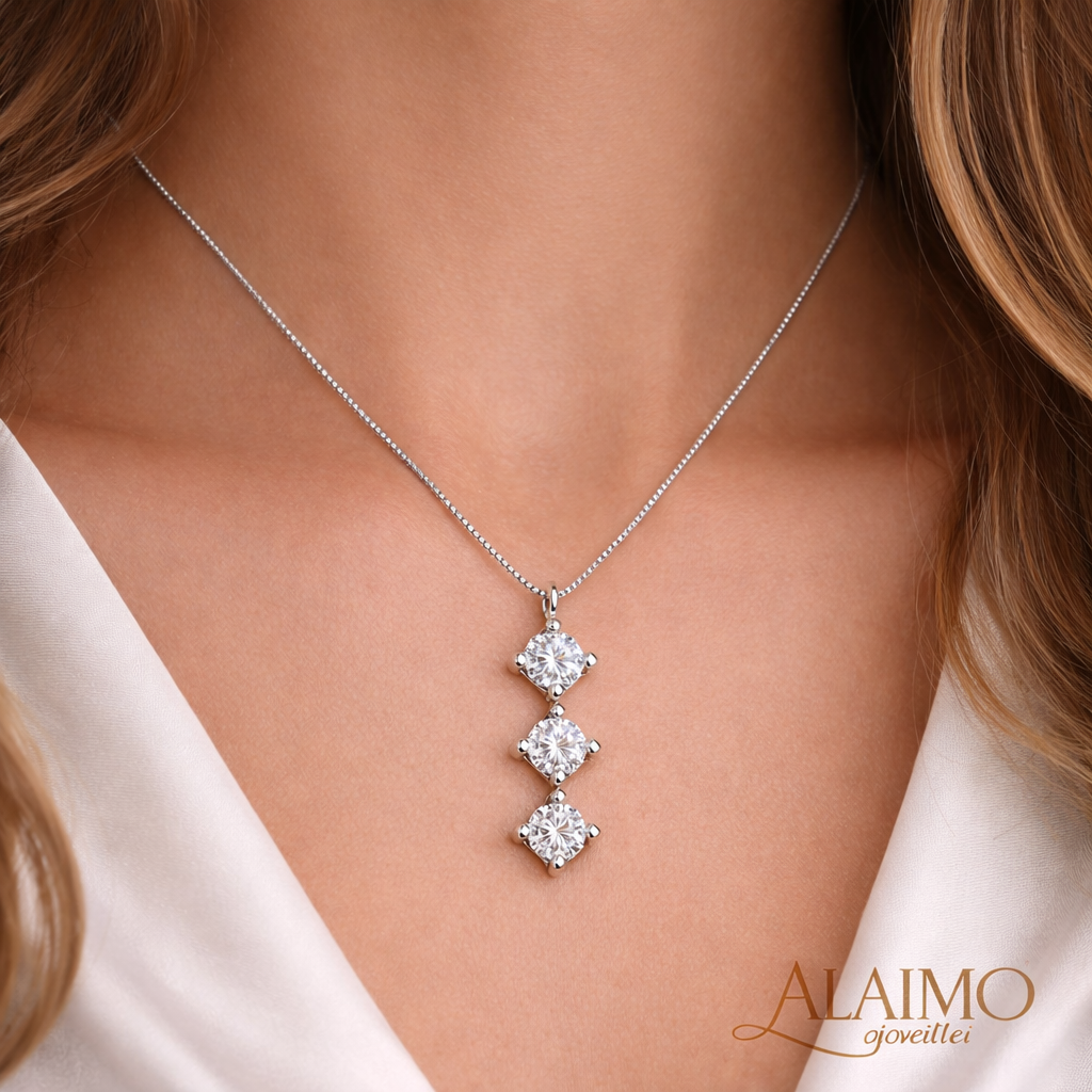 P.L. Trilogy Diamanti PINTSET03 Oro Bianco 18kt