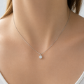 COLLANA PUNTO LUCE DIAMANTI  PNSET02ALG Oro 18kt
