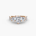 Three-Stone with Pavé Band 2