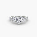 Three-Stone with Pavé Band 2