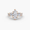 Three-Stone with Pavé Band 2