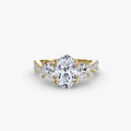 Three-Stone with Pavé Band 2
