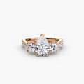 Three-Stone with Pavé Band 2