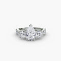 Three-Stone with Pavé Band 2