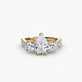 Three-Stone with Pavé Band 2