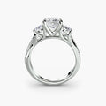 Three-Stone with Pavé Band 2