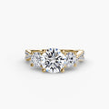 Three-Stone with Pavé Band 2