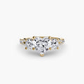 Three-Stone with Pavé Band 3