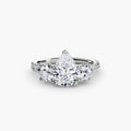 Three-Stone with Pavé Band 3