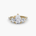 Three-Stone with Pavé Band 3