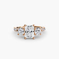 Three-Stone with Pavé Band 3