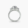 Three-Stone with Pavé Band 3