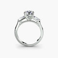 Three-Stone Ring (Baguette Side Stones)