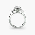 Three-Stone Ring (Baguette Side Stones) 2
