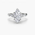 The Floral Accent Solitaire