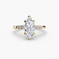 Solitaire with Shoulder Accents