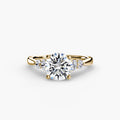 Solitaire with Shoulder Accents 2
