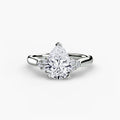 Solitaire with Cluster Shoulders 2