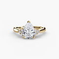 Solitaire with Cluster Shoulders 2