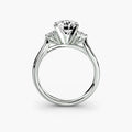Solitaire with Cluster Shoulders 2
