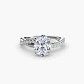 The Emerald Twist Pavé Ring