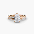 The Emerald Twist Pavé Ring