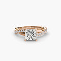 The Emerald Twist Pavé Ring