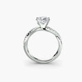 The Emerald Twist Pavé Ring