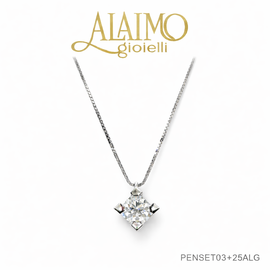 Pendente Punto Luce Diamanti . PENSET03A Oro 18kt
