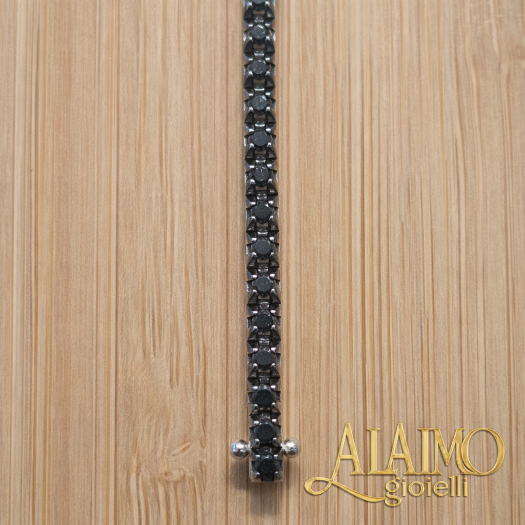 Tennis BRT04-B Oro 18kt Black