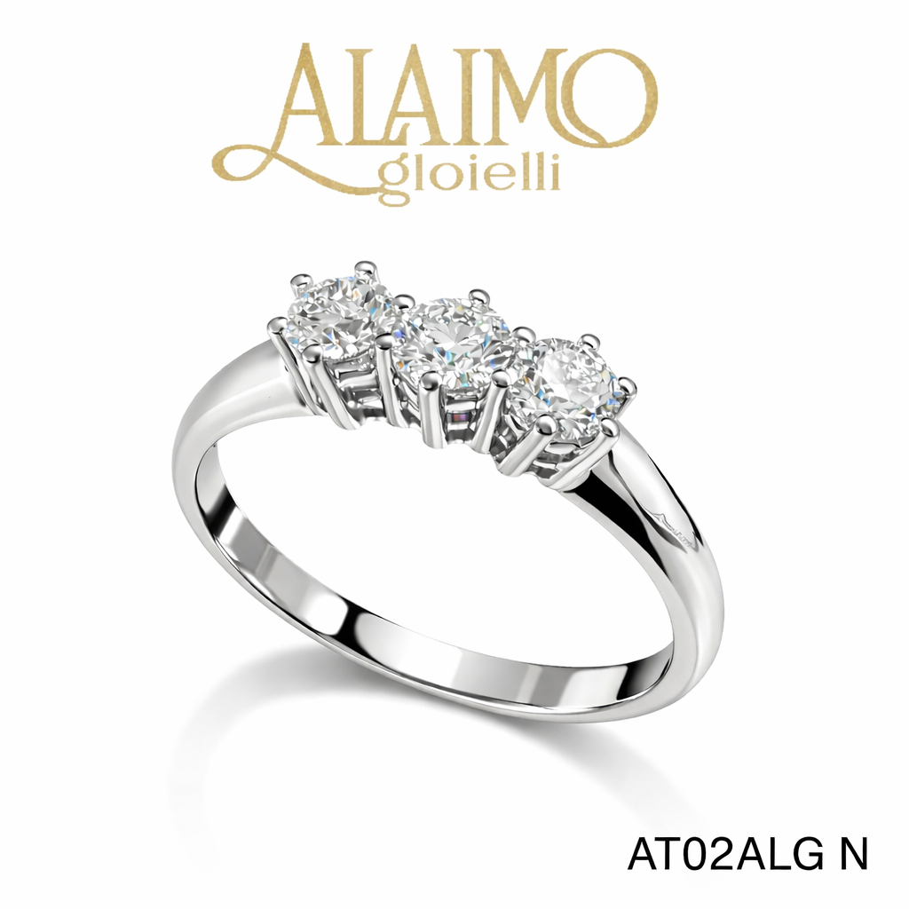 Trilogy Diamanti AT02 Oro Bianco 18kt