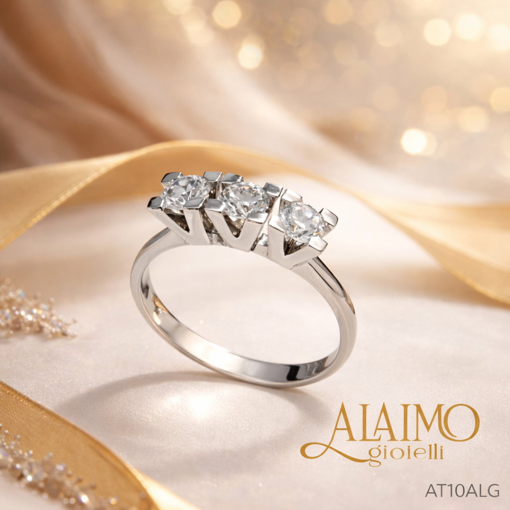 Trilogy Diamanti AT10 Oro Bianco 18kt