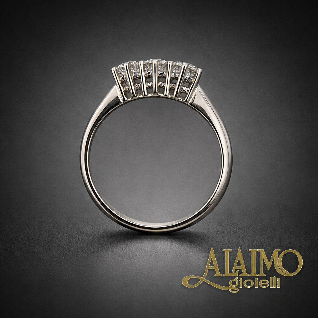 Trilogy Diamanti AT02 Oro Bianco 18kt
