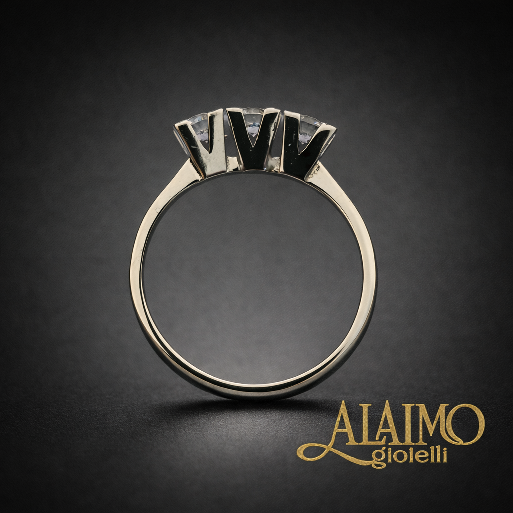 Trilogy Diamanti AT10 Oro Bianco 18kt