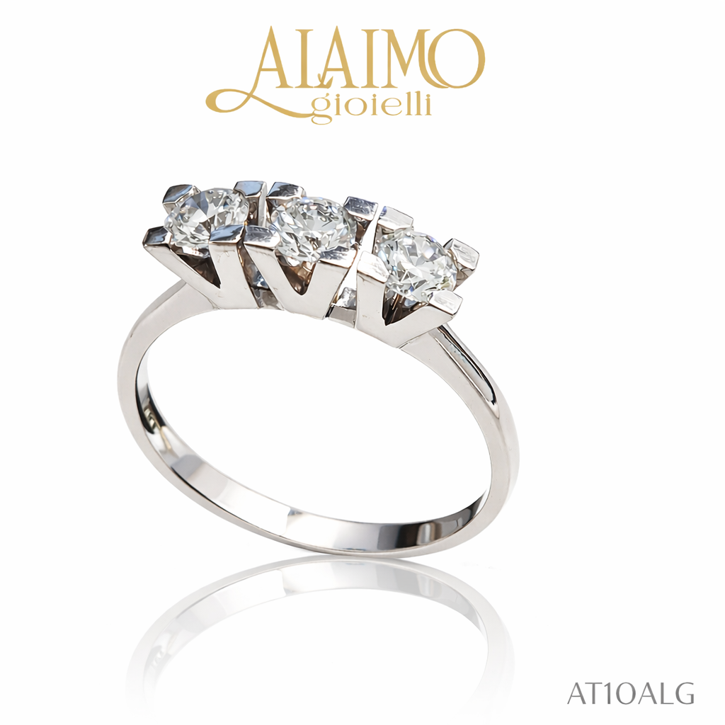 Trilogy Diamanti AT10 Oro Bianco 18kt
