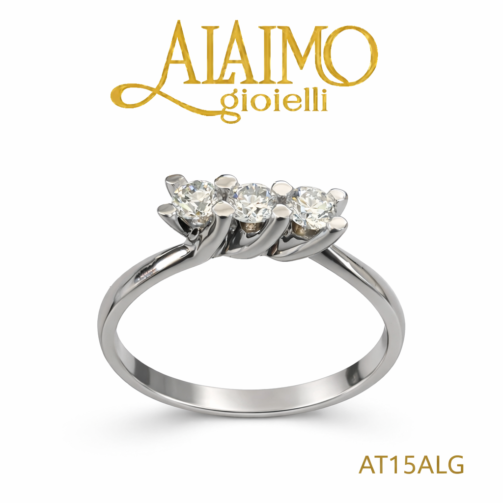 Trilogy Diamanti AT15 Oro Bianco 18kt