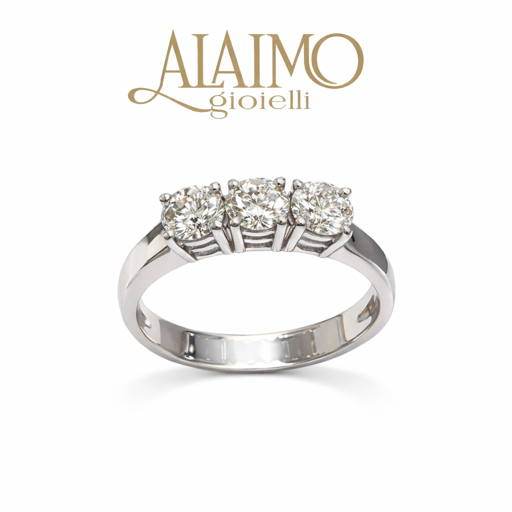Trilogy Diamanti AT01 Oro Bianco 18kt