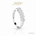 VERETTA AF10 ORO 18 KT CON 5 DIAMANTI TAGLIO BRILLANTE