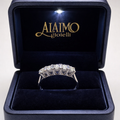 Veretta AF29 Oro 18 kt con 5 Diamanti Taglio Brillante