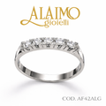 Veretta AF42 Oro 18 kt con 5 Diamanti Taglio Brillante