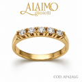 Veretta AF42 Oro 18 kt con 5 Diamanti Taglio Brillante