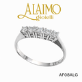 VERETTA AF08 ORO 18 KT CON 5 DIAMANTI TAGLIO BRILLANTE